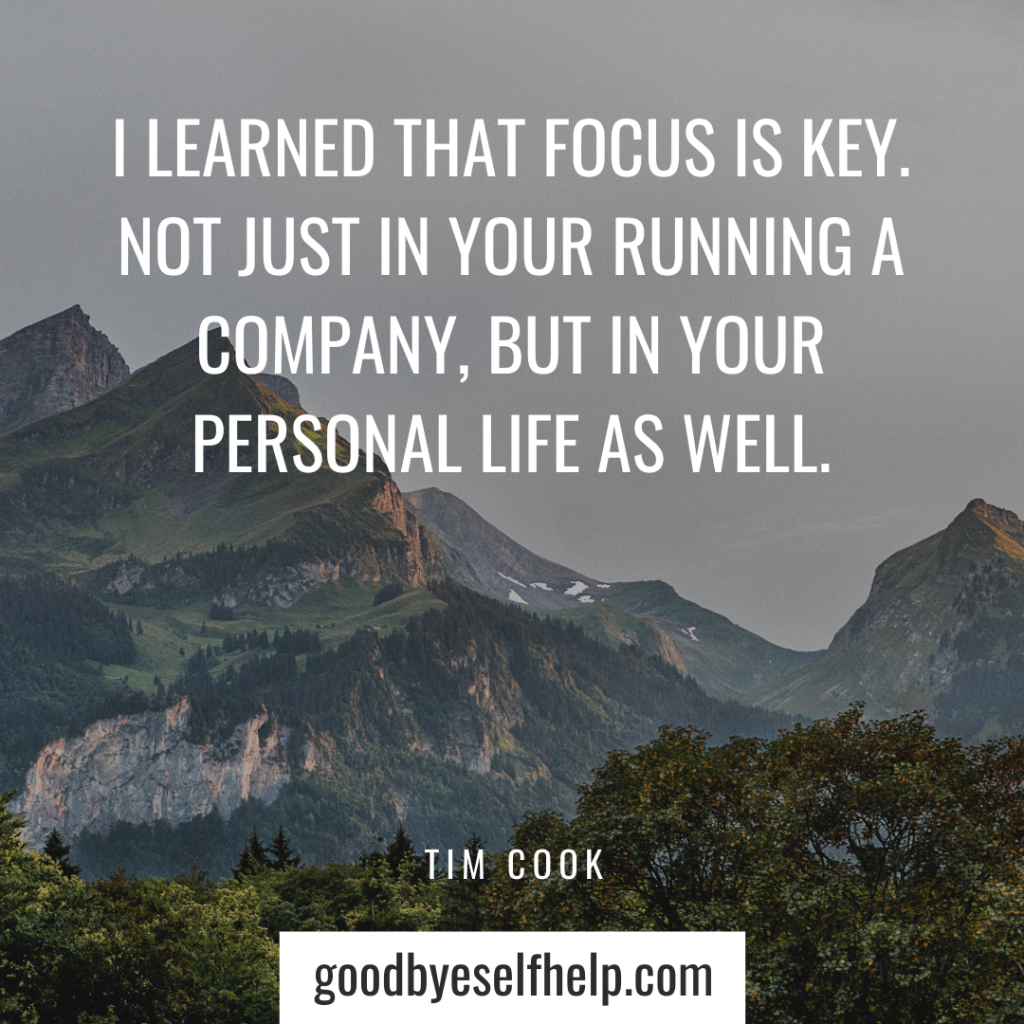 47 Incredible "Stay Focused" Quotes to inspire you - Goodbye Self Help